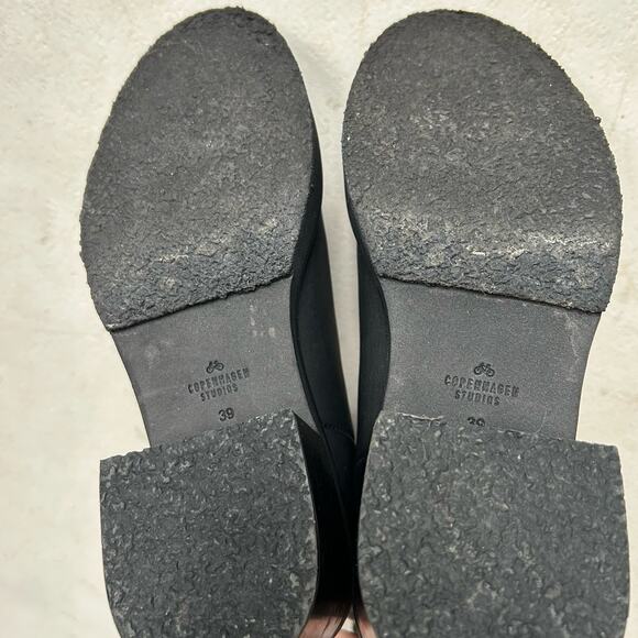 Copenhagen Studios Black Leather Heeled Chelsea Boots Women’s EU 39 / US 8.5 - Picture 12 of 14